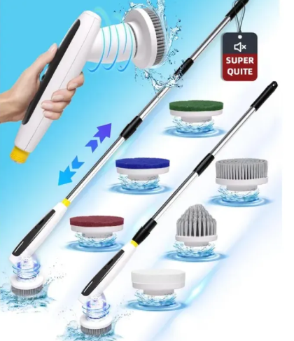 PowerClean Pro™ Electric Spin Scrubber