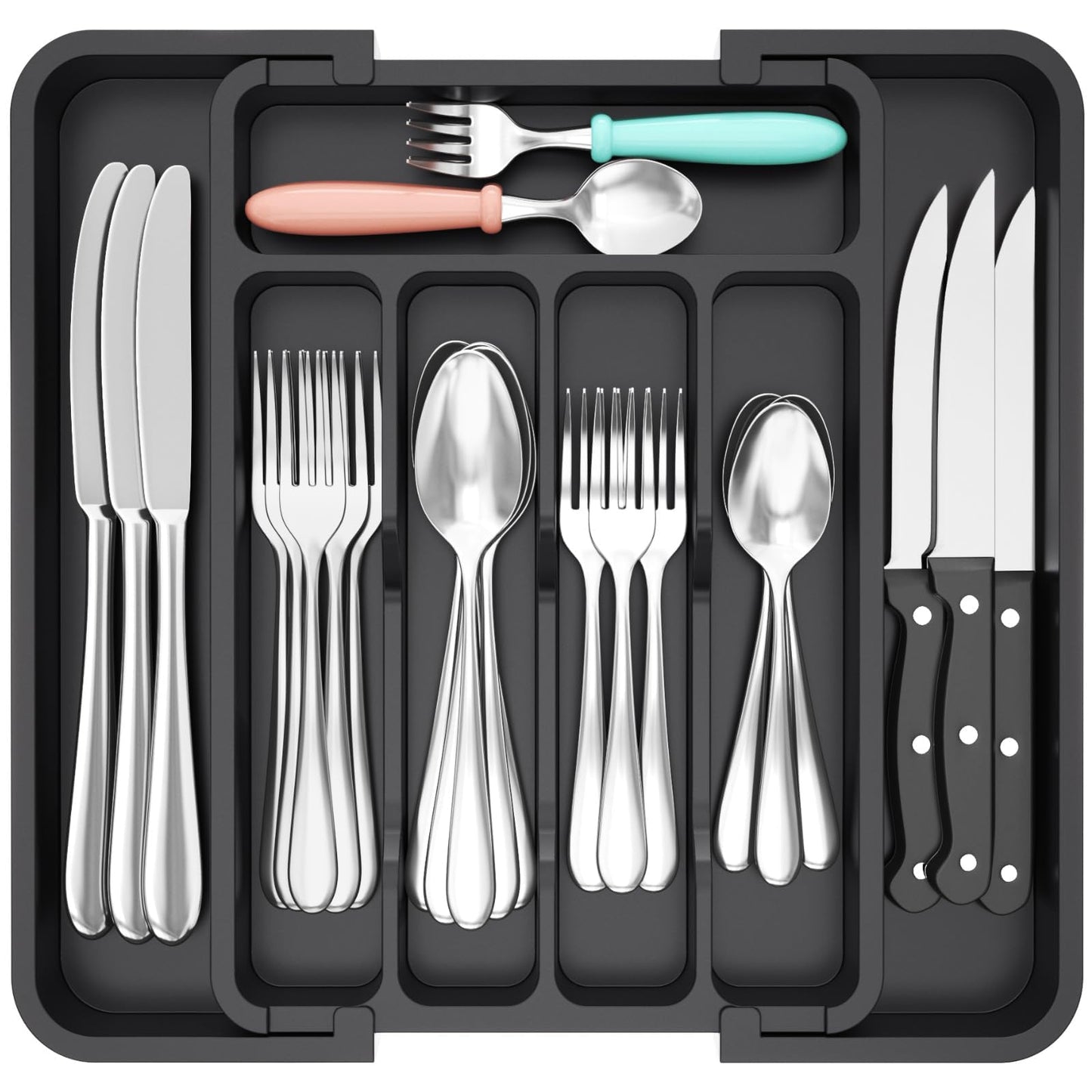 DrawerEase™ Expandable Kitchen Drawer Organizer